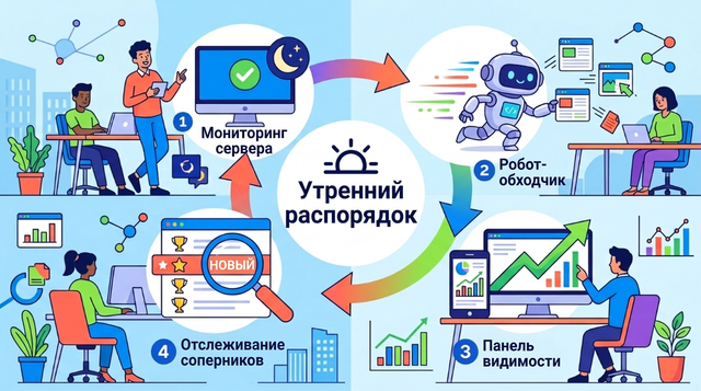 День из жизни команды экспертов по поисковому продвижению