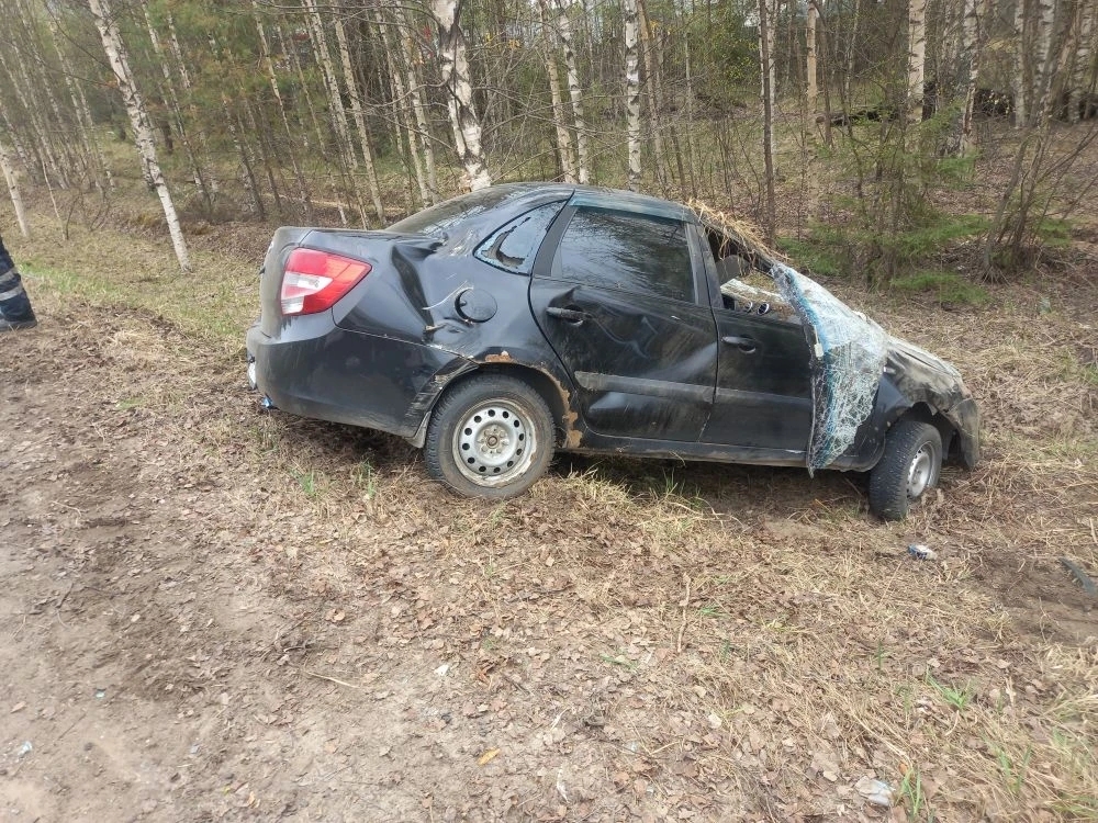 В Костромской области мужчина пострадал после вылета в кювет