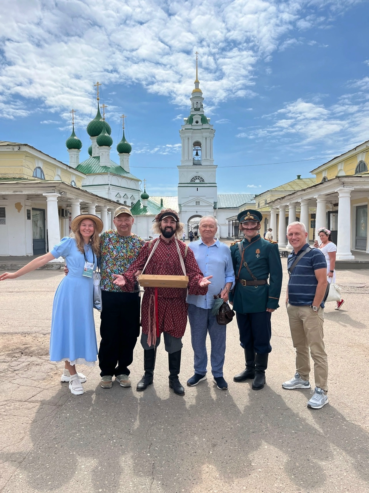 Юрий Гальцев и Юрий Кузнецов приехали в Кострому на съемки нового фильма