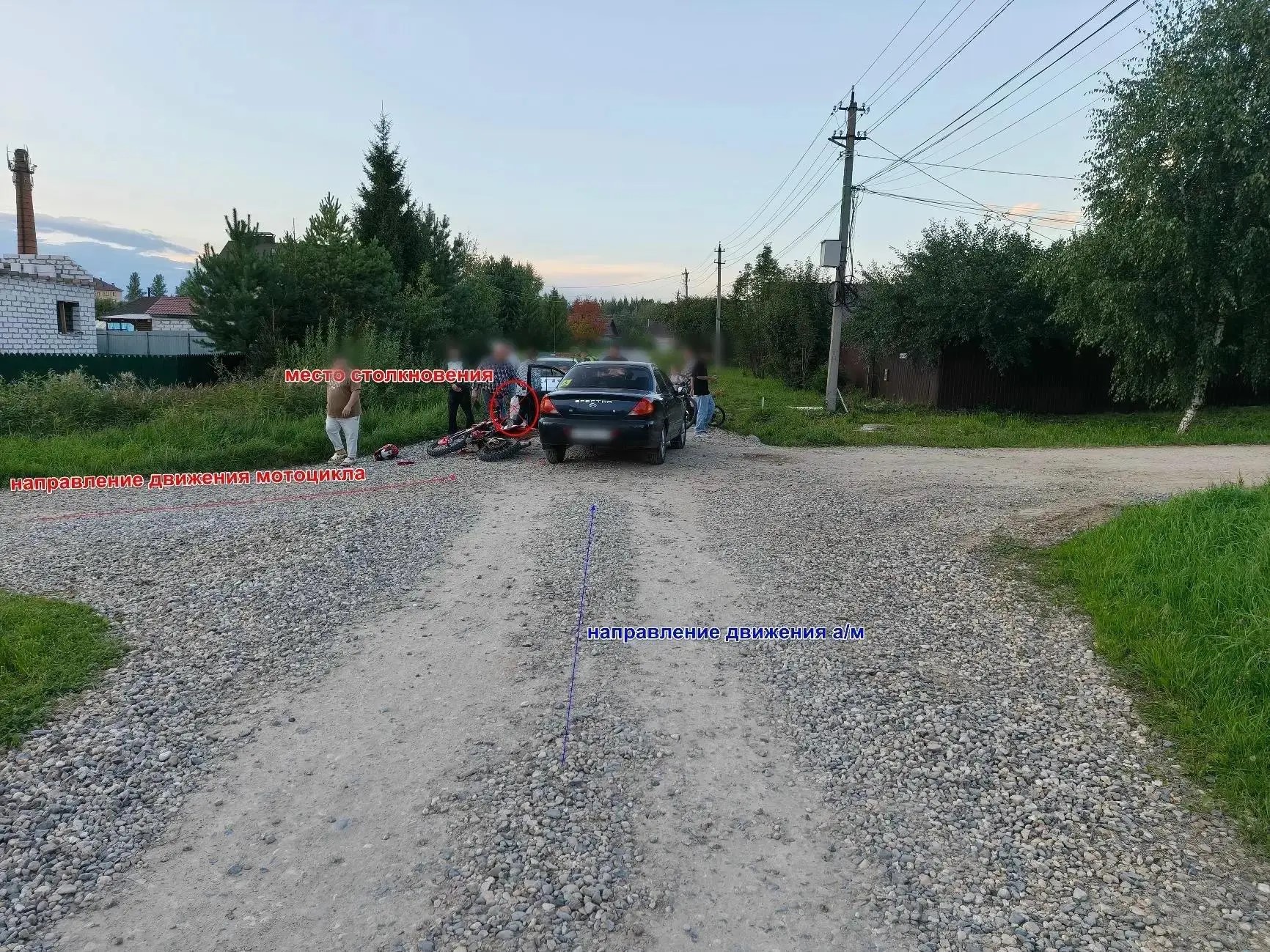 В Костромской области 16-летний подросток на спортивном мотоцикле попал под колеса иномарки