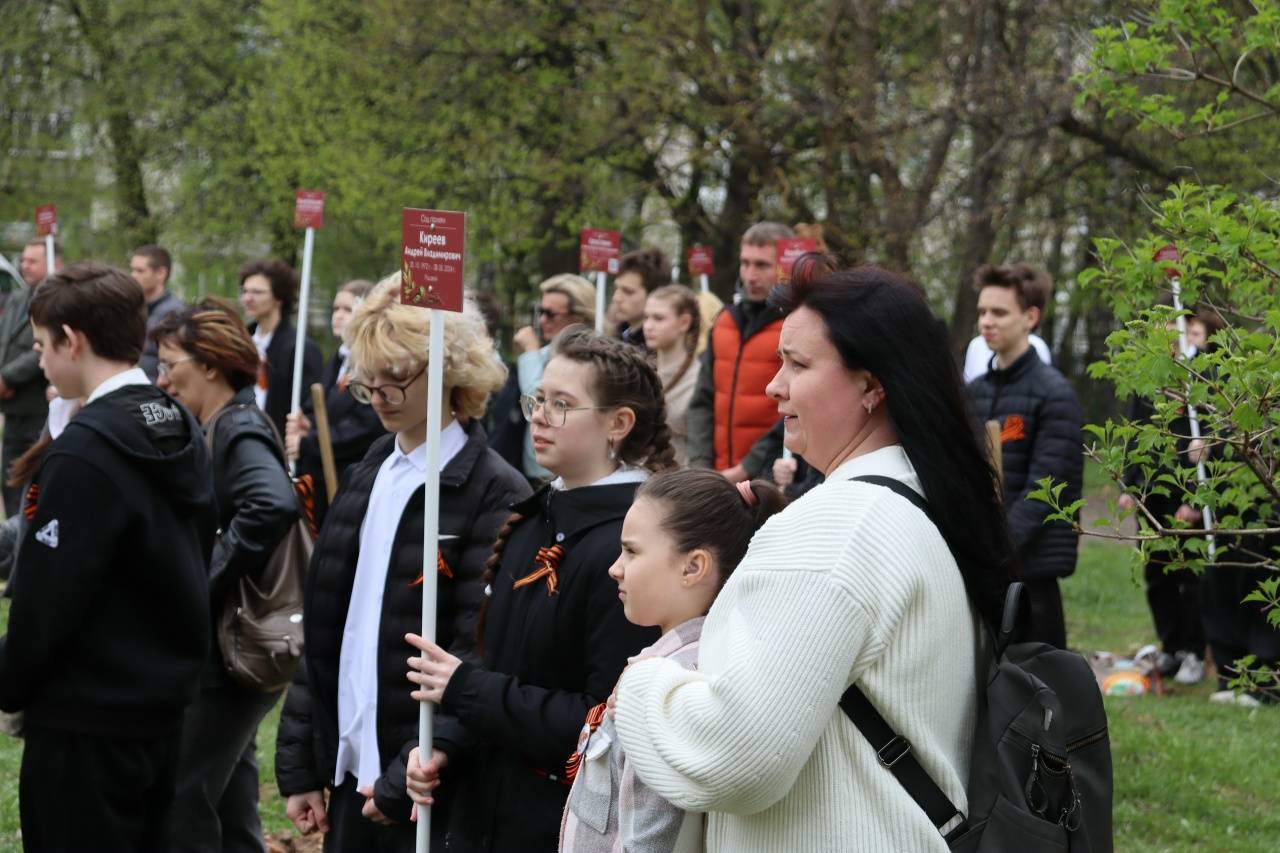 В Костромской области в честь погибших героев СВО высадили более 300 именных яблонь